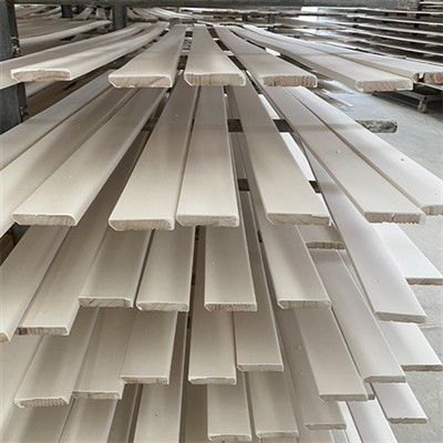 White Primed Base Molding